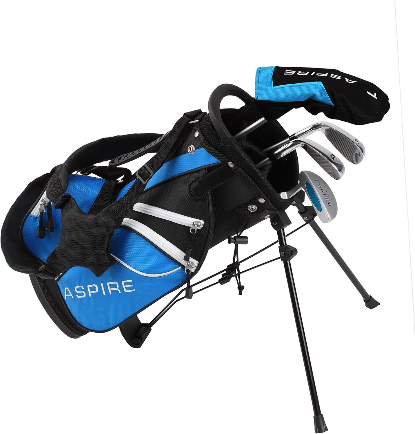 Aspire Junior plus Complete Golf Club Set for Children Kids - 5 Age Groups Boys & Girls - Right Hand