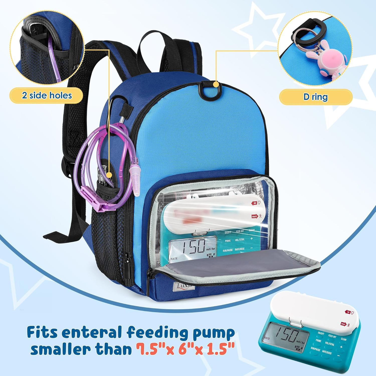 LUXJA Feeding Tube Backpack