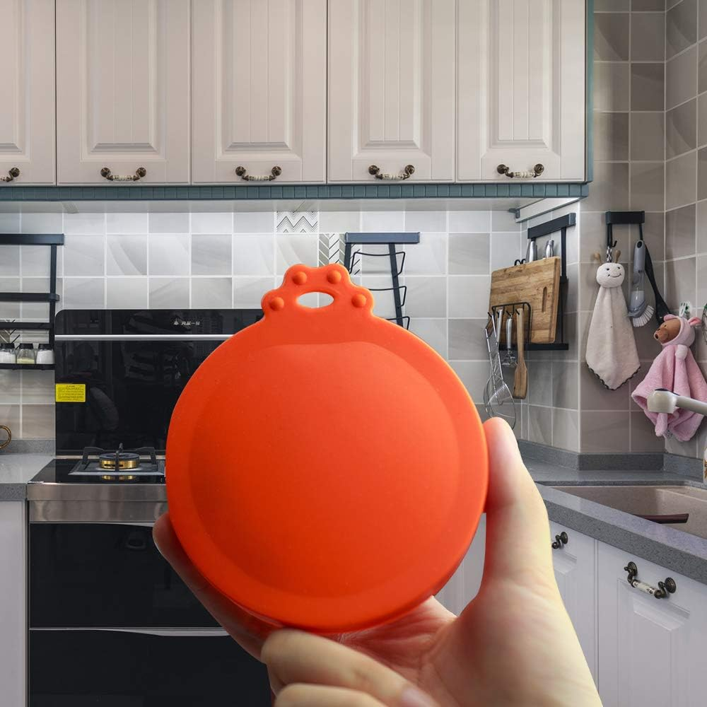 Yobbai 6 Pack Pet Food Can Lids, Food Safe BPA Free & Dishwasher Safe, Can Covers Most Standard Size Dog and Cat Can Tops image number 4