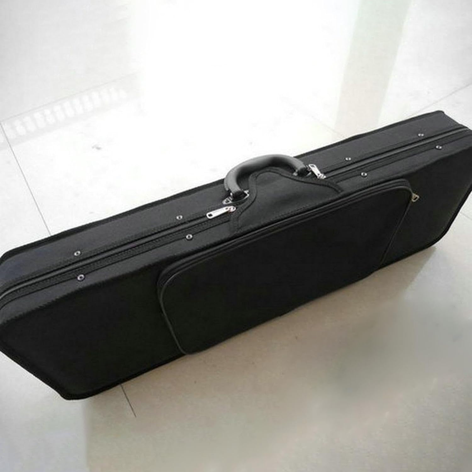 Violin Storage Hard Box with Handle, Lightweight Violin Hard Case, Oblong Violin Carrying Bag, 1 to 8 image number 1