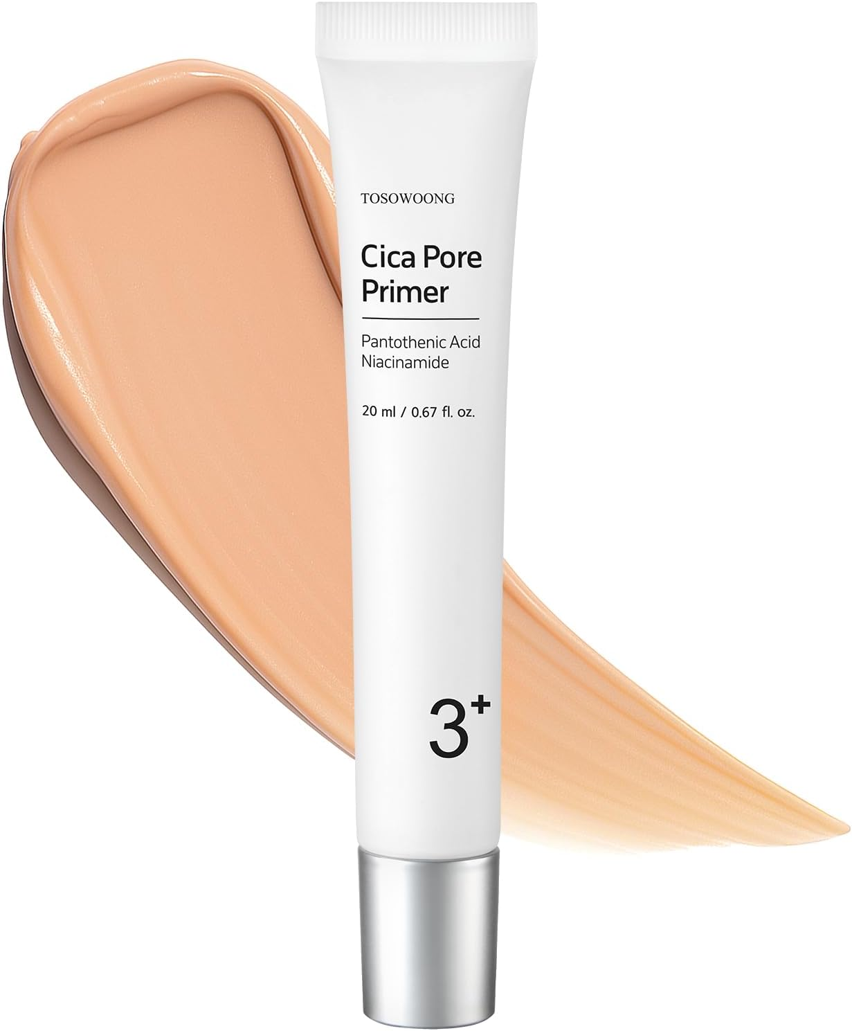 TOSOWOONG Cica Pore Primer, Face Primer, Pore Minimizer, Matte Finish Blurring Primer for Oily Skin, Sebum Control, Smooths Fine Lines & Wrinkles, Long-Lasting Makeup, K Beauty, 20Ml / 0.67 Fl. Oz. image number 5
