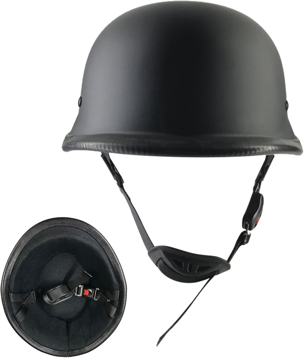 Half Shell Motorcycle Helmets, Half Shell Motorcycle Helmets for Men, Lightweight Motorcycle Helmets, Breathable Motorcycle Helmets, Open Helmets for Men and Women for Scooters image number 3