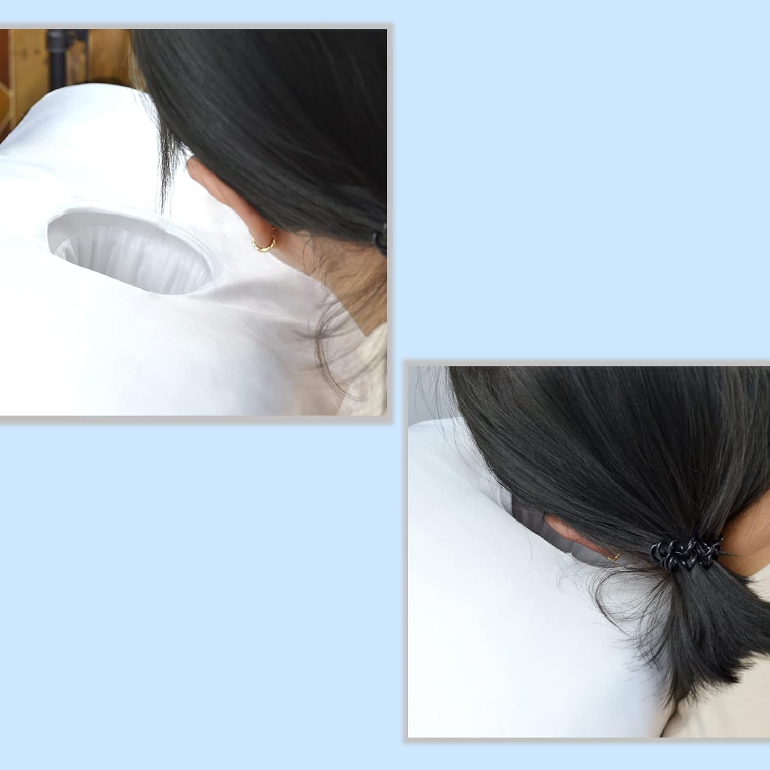 Pinklilycare Pillow with a Hole for CNH and Ear Pain Ear Inflammation Pressure Sores Side Sleeping Pillow Ear Guard Pillow image number 1