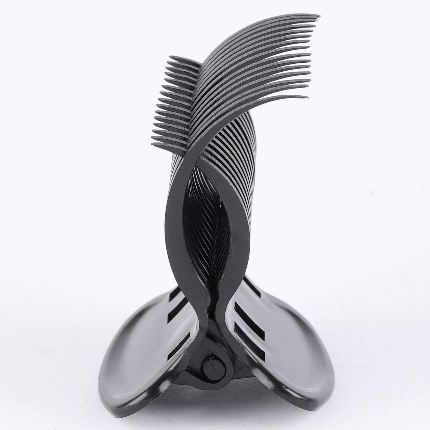 24 Hot Roller Clips for Hair Curler Claw Clip Replacement Hair Section Styling for Women Girls Black image number 1