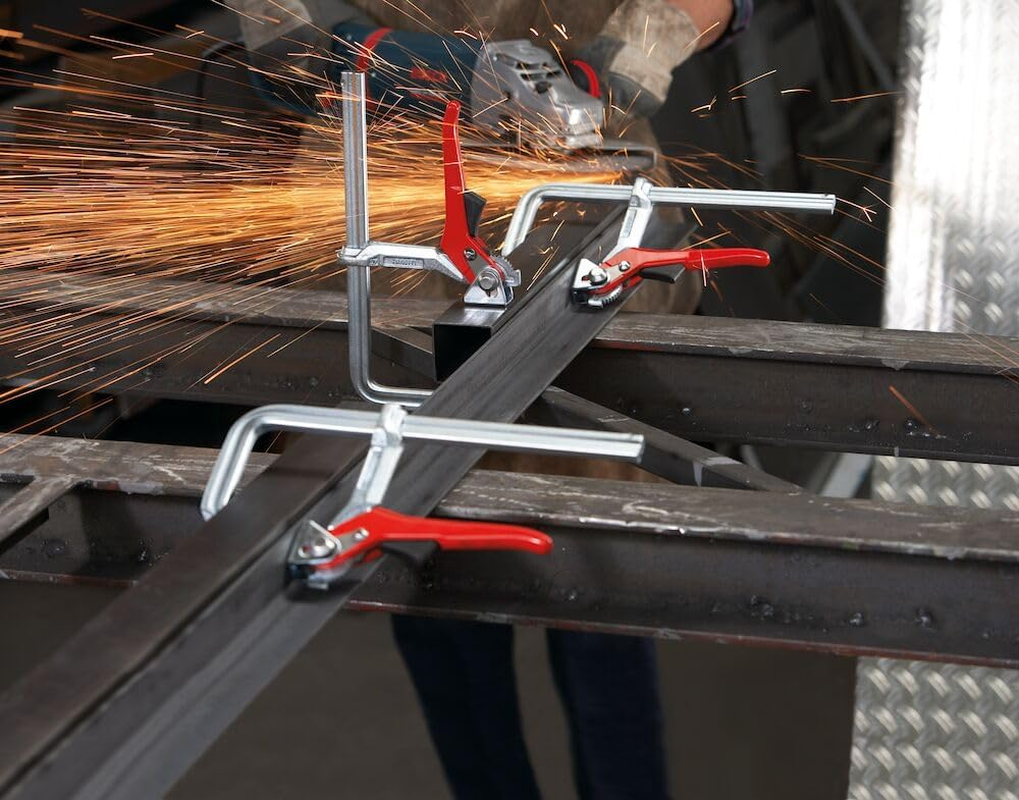 Bessey GSH20 Lever Clamp Classix Gsh 7.87In/3.94In, Silver/Red image number 5