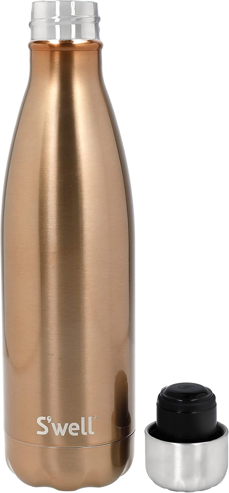 S'Well Vacuum Insulated Water Bottle, Pyrite, 500 Ml Capacity image number 1