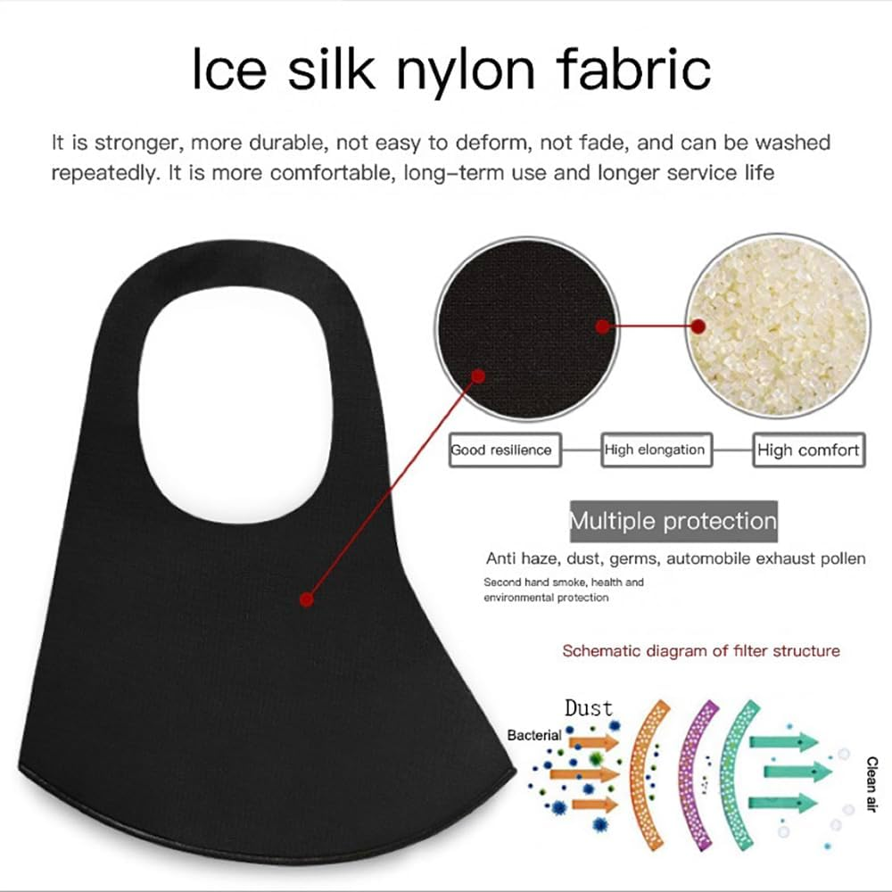 Tongke 3 Pack Men & Women'S Face Mask, Washable Reusable Fabric Face Masks image number 1