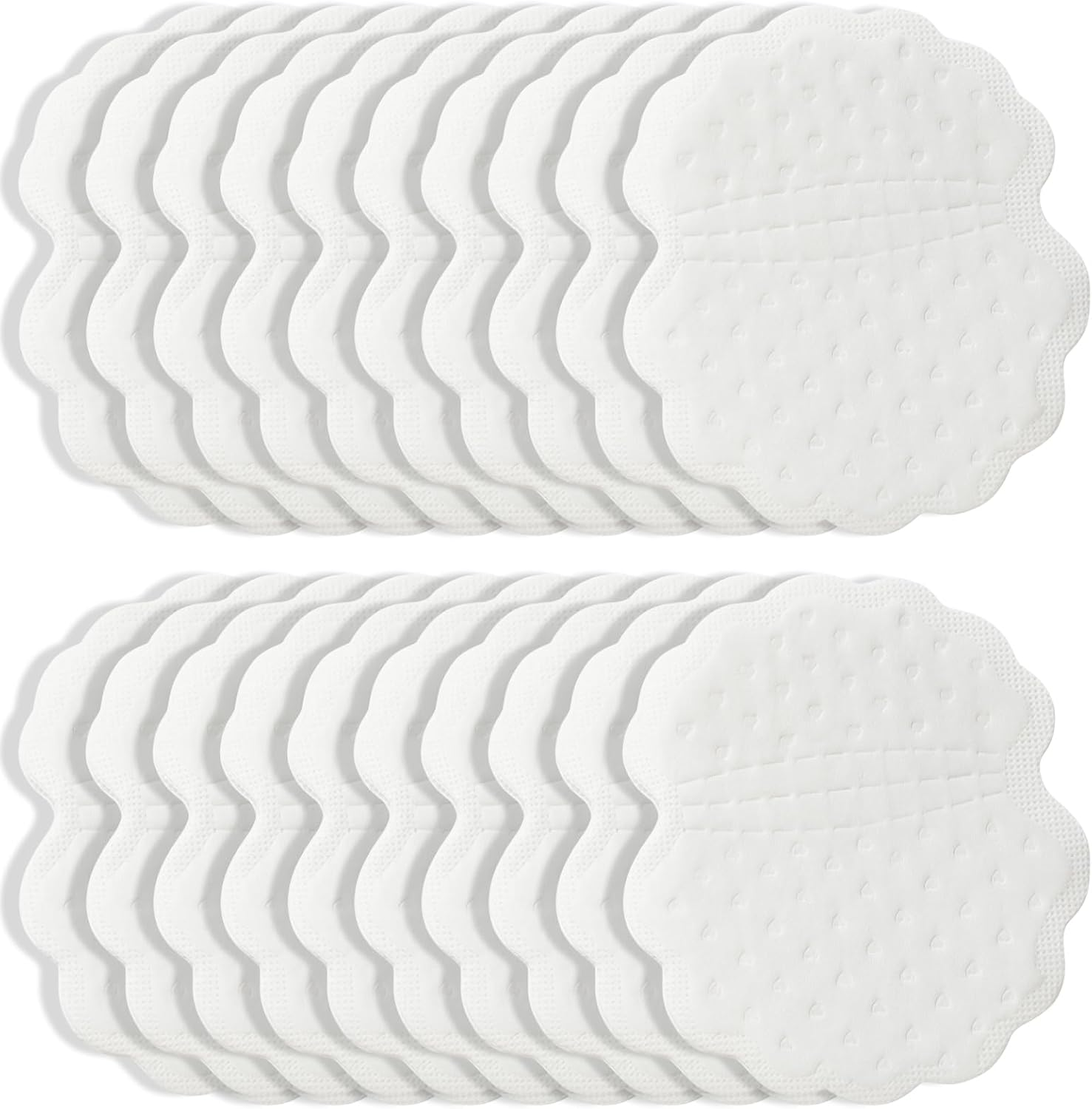 Underarm Sweat Pads, 20 Pieces, Armpit Sweat Pads for Women, Discreet and Comfortable