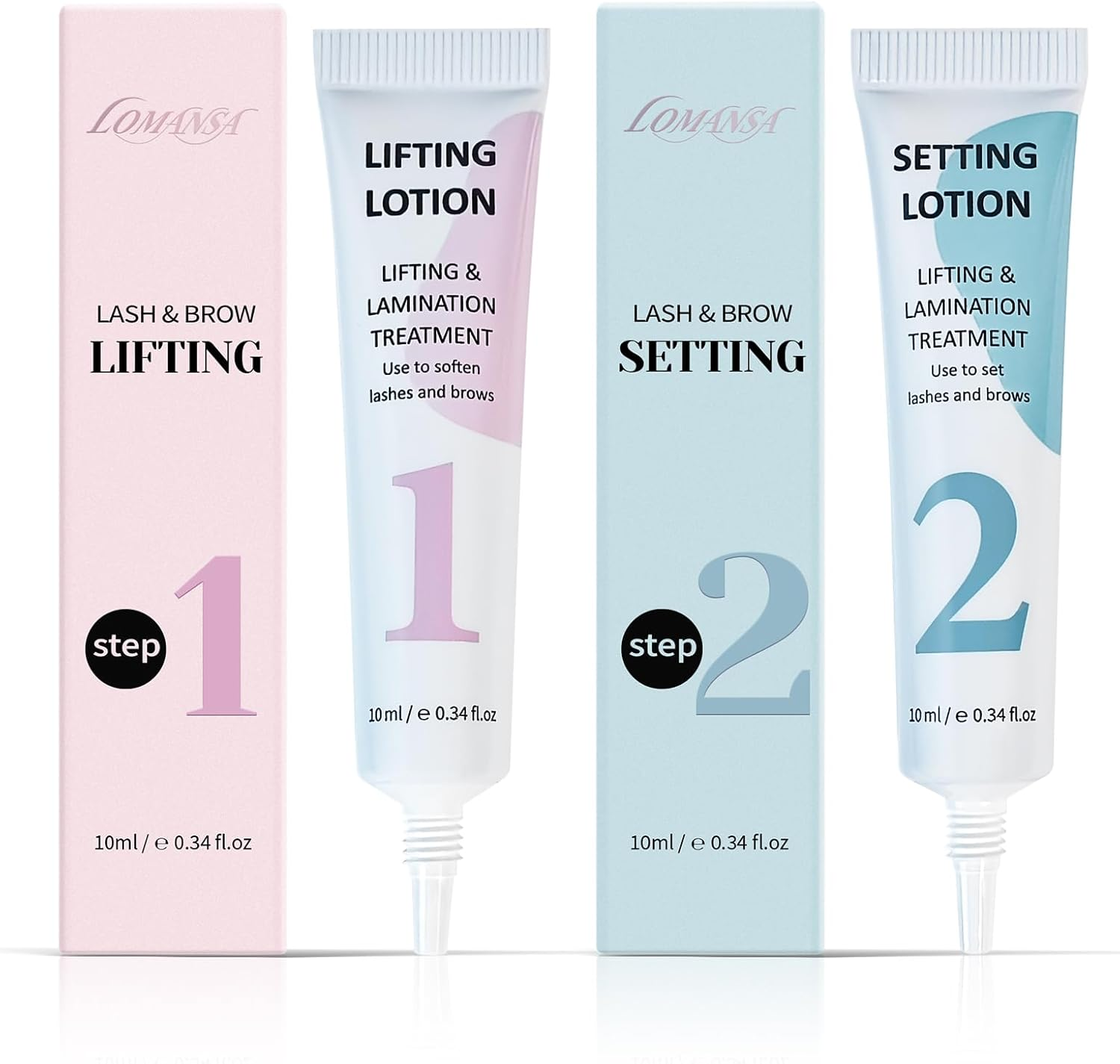 Lash Lifting and Fixing Lotion Lomansa Korean Lash Lift Tube Design Eyebrow Lamination Eyelash Lift Lash Perm