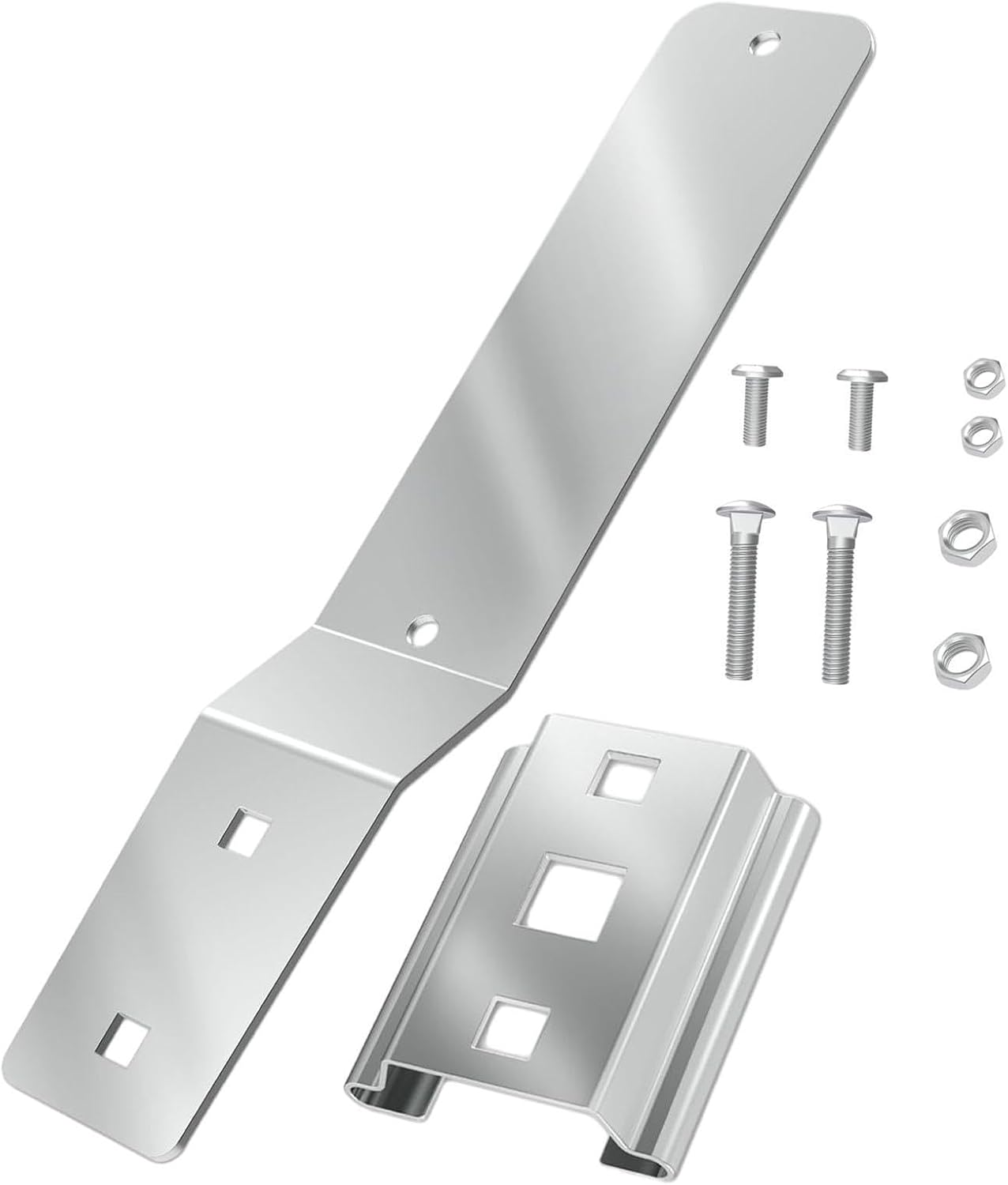 Vehicle Slow Moving Sign Mount Bracket with Bolts and Nuts Street Sign Bracket Installation Stand for Farm Vehicles Tractors image number 1