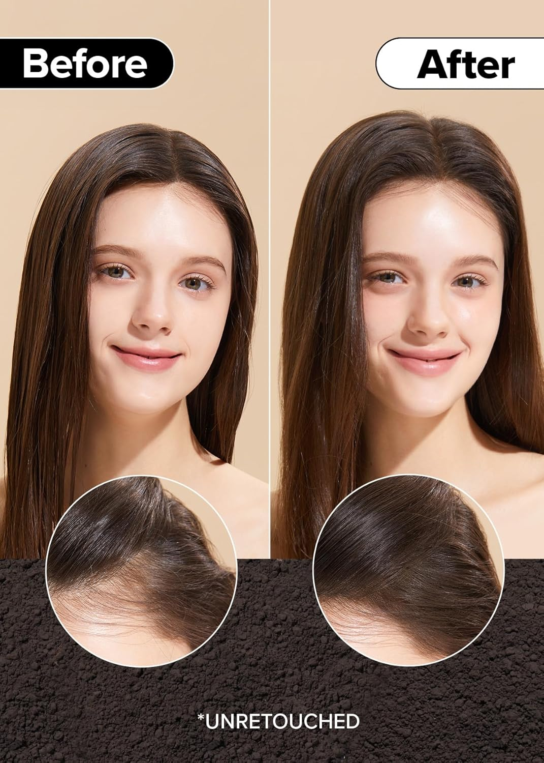 I DEW CARE Dry Shampoo Powder Refill - Tap Secret Dark Brown | with Black Ginseng, Non-Aerosol, Benzene-Free, Mattifying, Travel Size Dry Shampoo, Unisex, Root Touch Up, Texture Powder, 0.24 Oz. image number 4