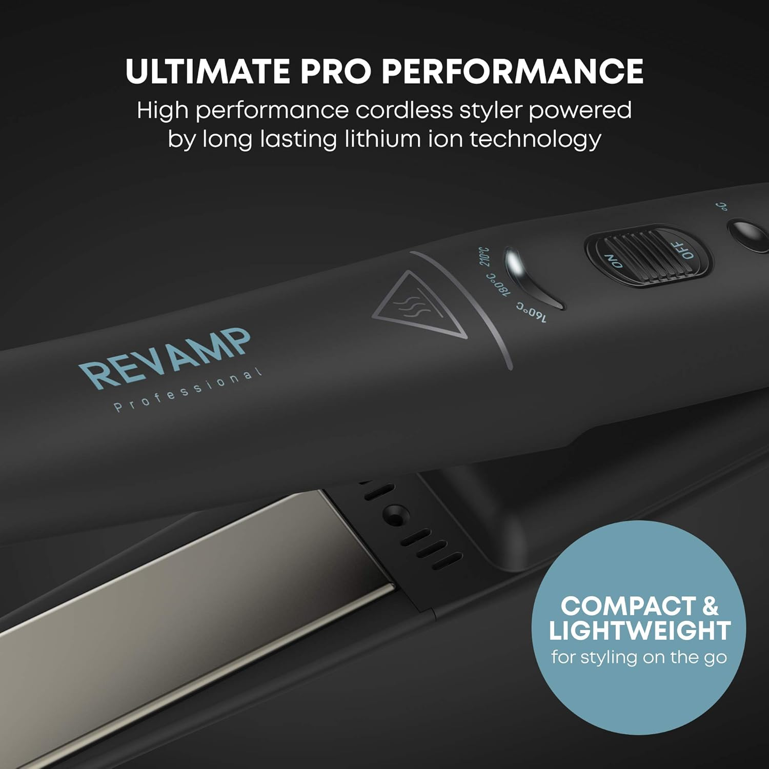 Revamp Progloss Liberate Cordless Compact Hair Straightener image number 1