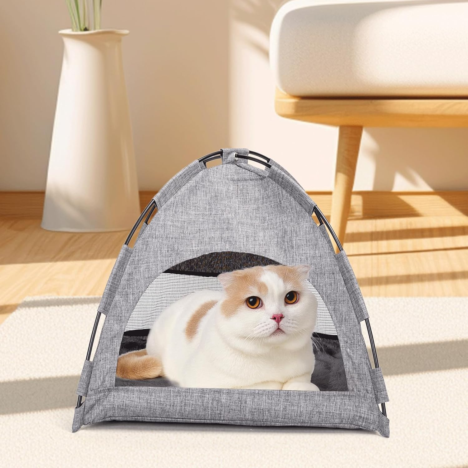 Double Cat Tent for Winter and Summer image number 2