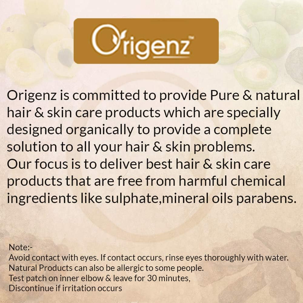 Origenz Reetha, Shikakai and Amla Powder Combo Pack for Hair Care, Wash, Healthy Scalp, Nourishment, Mask, Helps to Control Dandruff, Hairfall | Natural Cleanser | Indian Gooseberry | Sapindus Mukorossi | Acacia Concinna | 300Gm image number 5