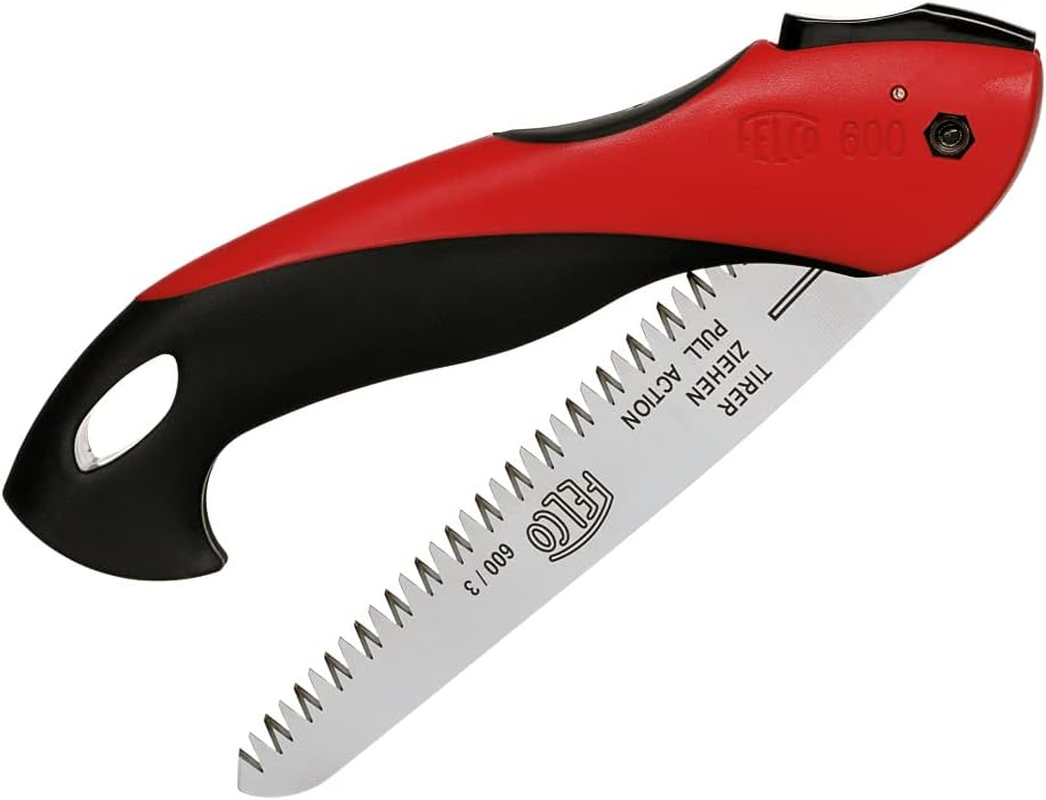 Felco Folding Saw (F 600) - Classic Tree Pruning Saw with Pull-Stroke Action, Red image number 2