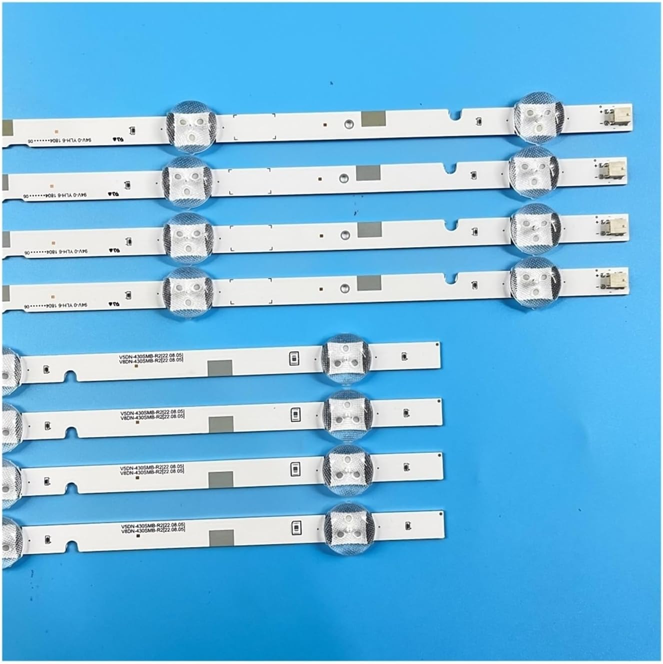 LED Backlight Bar for V8DN-430SMA-R0 430SMB UE43N5300AU UE43N5000 UN43J5290 UN43T5300 BN96-46570A 46571A Hg43Ad570Sjxxz(Kit 16Pcs for 2 TV) image number 1