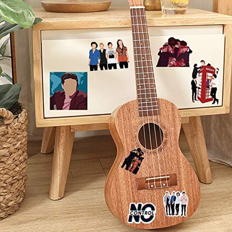 One Direction Stickers Singer Styles Stickers for Laptop 50PCS Waterproof Vinyl Stickers Decals for Water Bottles, Skateboard, Luggage, Bike, Snowboard, Hydro Flasks Decal Graffiti Patches - One Direction image number 3
