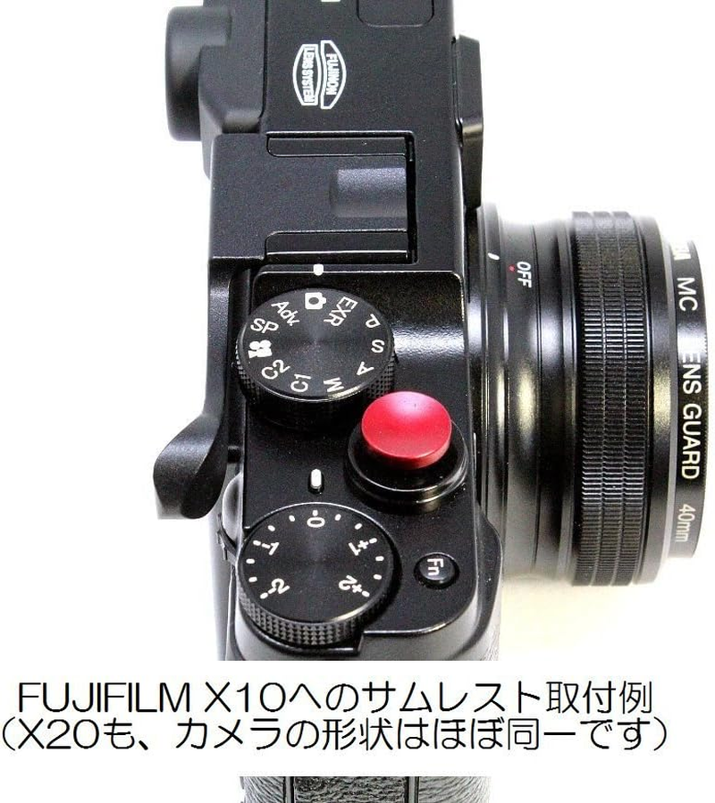 F-Photo F-Foto Thumb Rest for X Black Fit for Fujifilm X-E1, X-E2, X10, X20, Thumb Grip X_BK TR-X-BK image number 4