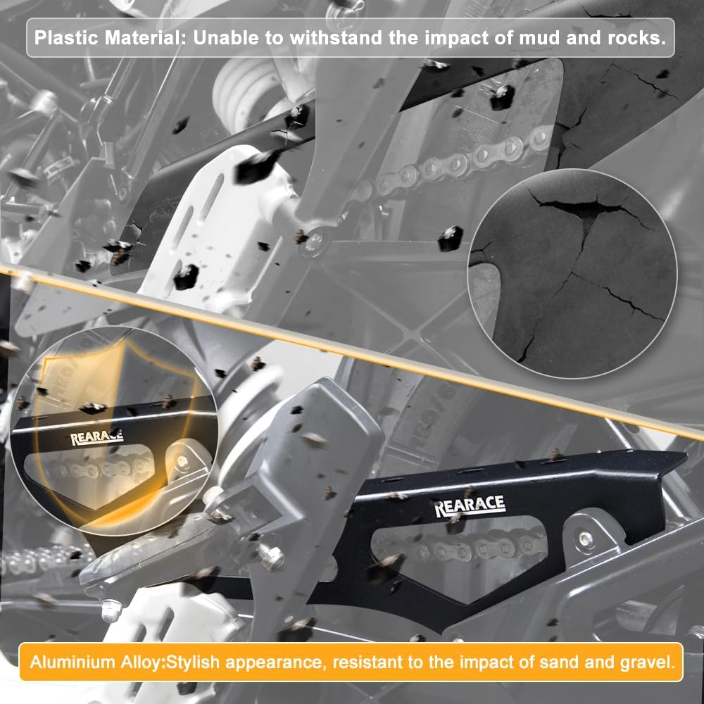 Motorcycle Sprocket Chain Guard Protector Compatible with 2020-2023 Husqvarna Vitpilen/Svartpilen 125/200/250/401, Sprocket Cover Guard Saver Case image number 6