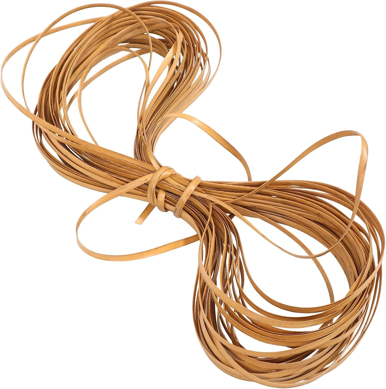 Luxshiny Wicker Repair Kit Coffee Woven Rattan Plastic Weaving Material Rattan Furnitures Fix Kit for Chair Repair Table Knit Storage Basket Patio Chair