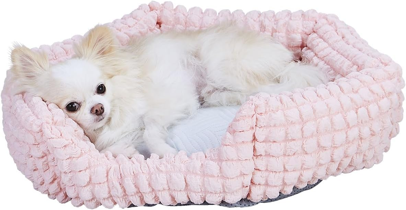 Add.Mate Cuna Cooling Hexagon Bed for Dogs and Cats, Pale Pink image number 2
