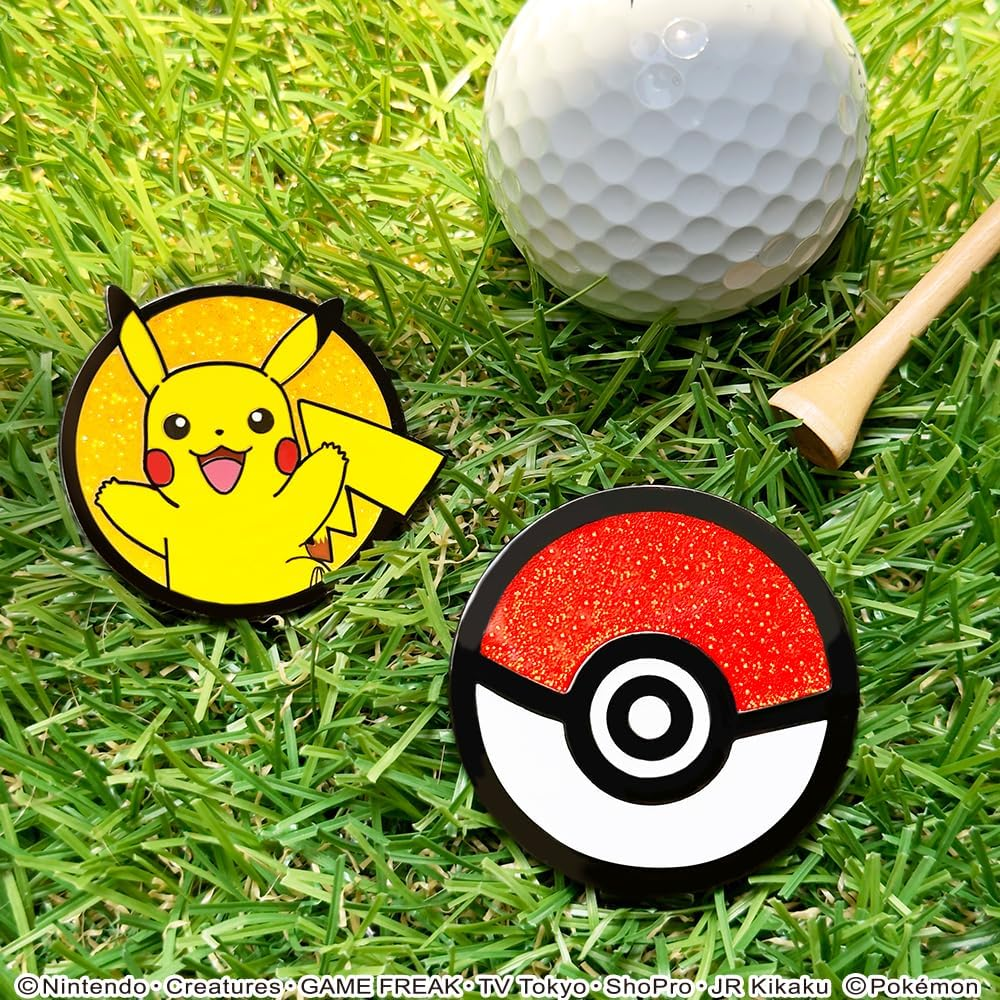 Pokemon Golf Marker, Big Size (Pikachu), Clip Type, Magnet, Licensed Product image number 6