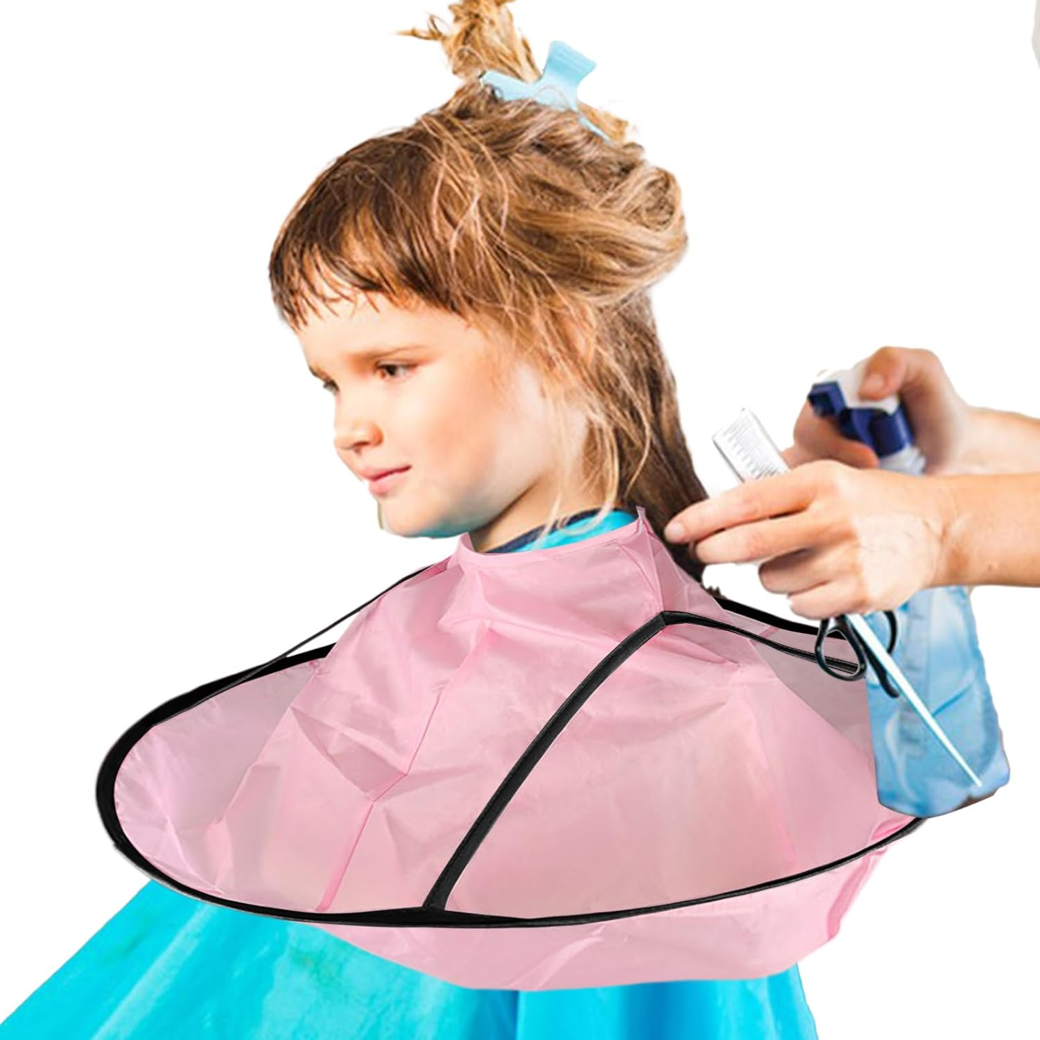 Shurzzesj Kid&rsquo;S Hair Cutting Cape | Adjustable Children'S Hairdressing Umbrella Capes,Foldable Design Haircut Cape Umbrella for Kids and Toddler