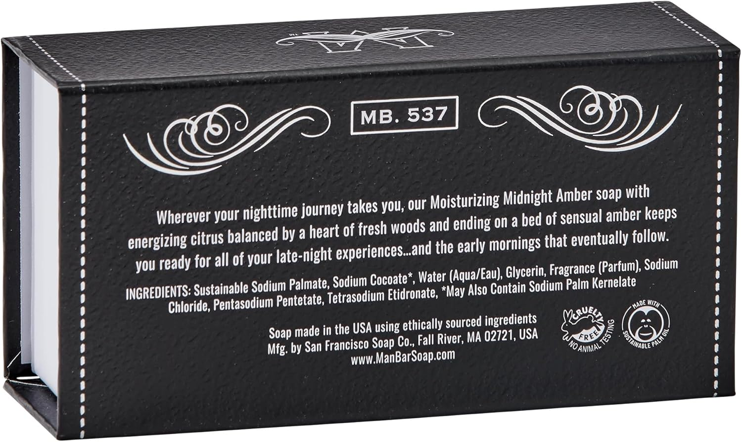 Company Deep Cleansing Man Bar, Midnight Amber, 300Ml ... image number 1