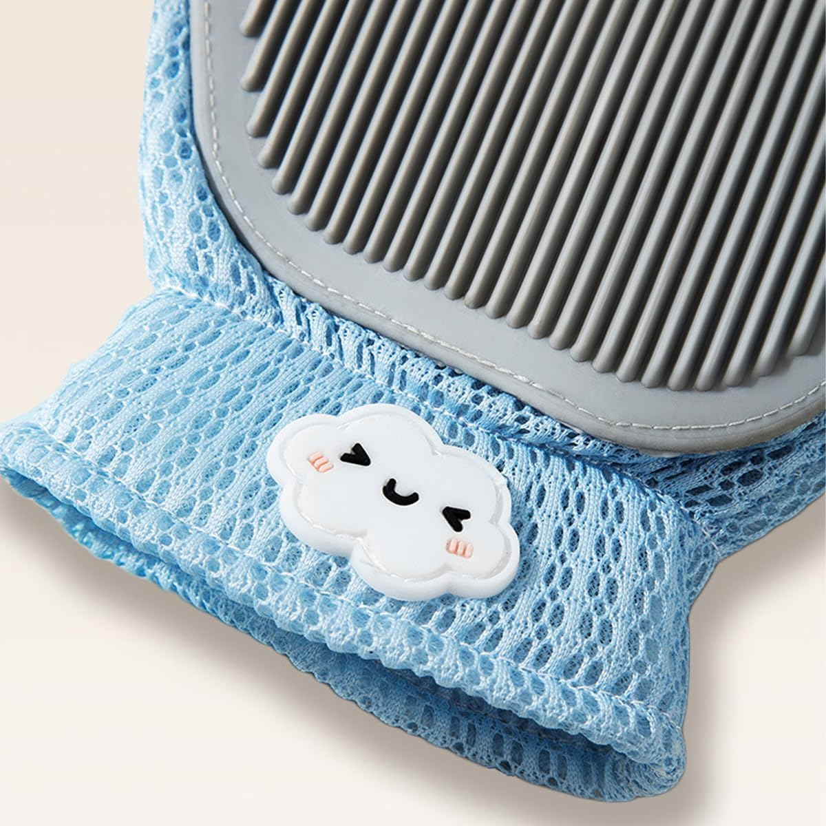 AIMALL Pet Grooming Glove, Enhanced Silicone Hair Removal Brush for Cats and Dogs, Durable Dog Bathing Massage Comb, Scratch and Bite Resistant - 6.29X4.33X9.44 Inches image number 3