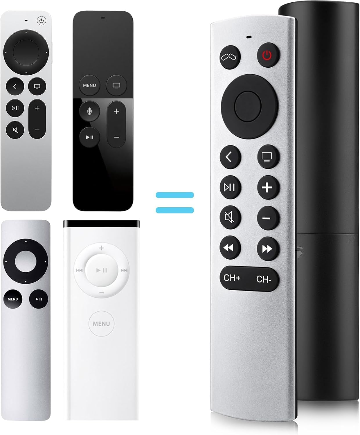 Replacement for Apple-4K-Tv-Remote-Control, Universal Siri-Remote Control for Apple TV 4K/HD (NO Siri and Voice) image number 6