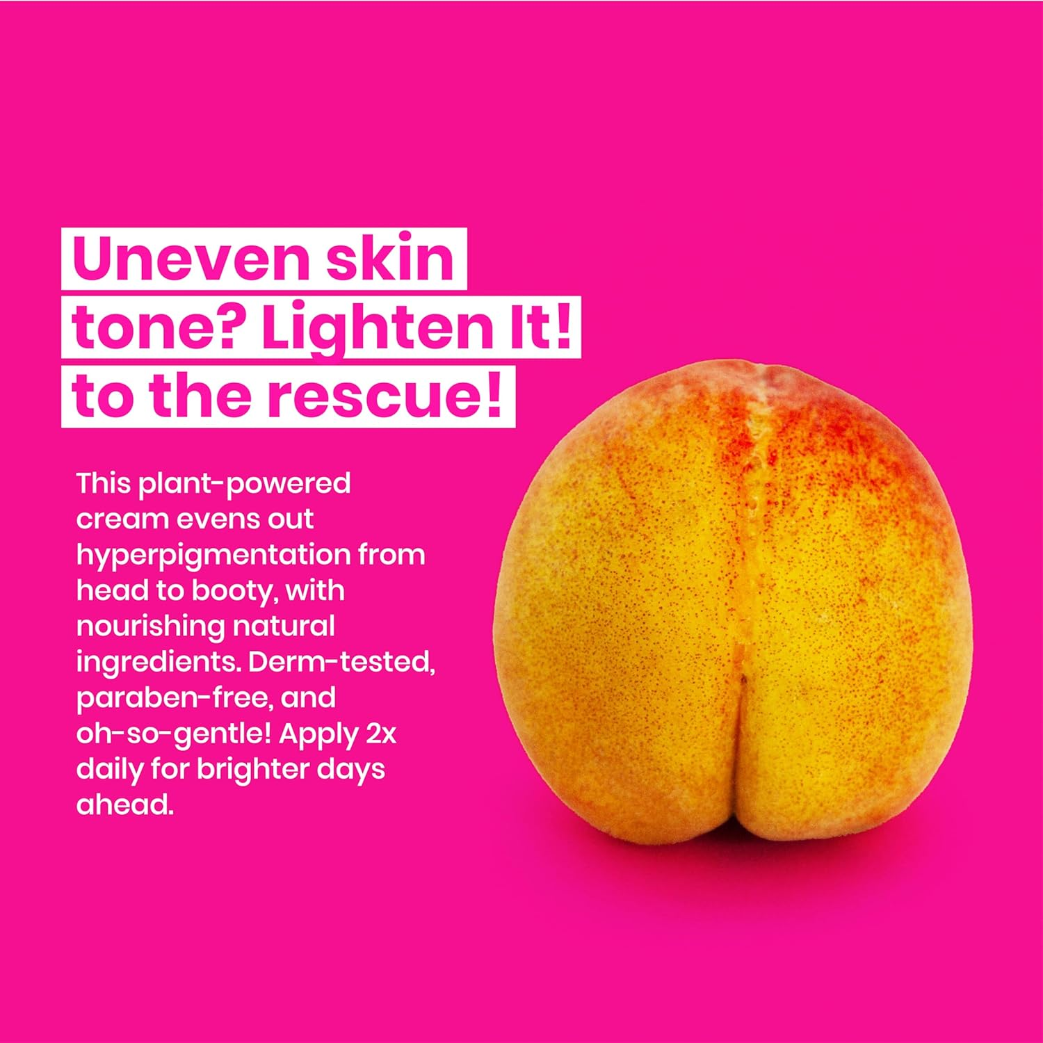 Woowoo Skin Lightening Cream for Evening Out Skin Tone - Intimate Natural Lightening Cream for Female & Male Private Areas - Bikini Dark Spot Removal - Women Body Parts Brightening - 40Ml image number 1