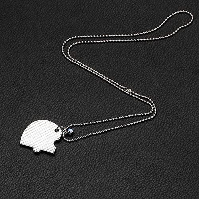 YALLNASL 4 BFF Gifts Necklaces for Girls: Matching Heart Necklaces for Best Friends Forever, Women & Girls, Stainless Steel, Shape, 16.7 Inch Chain