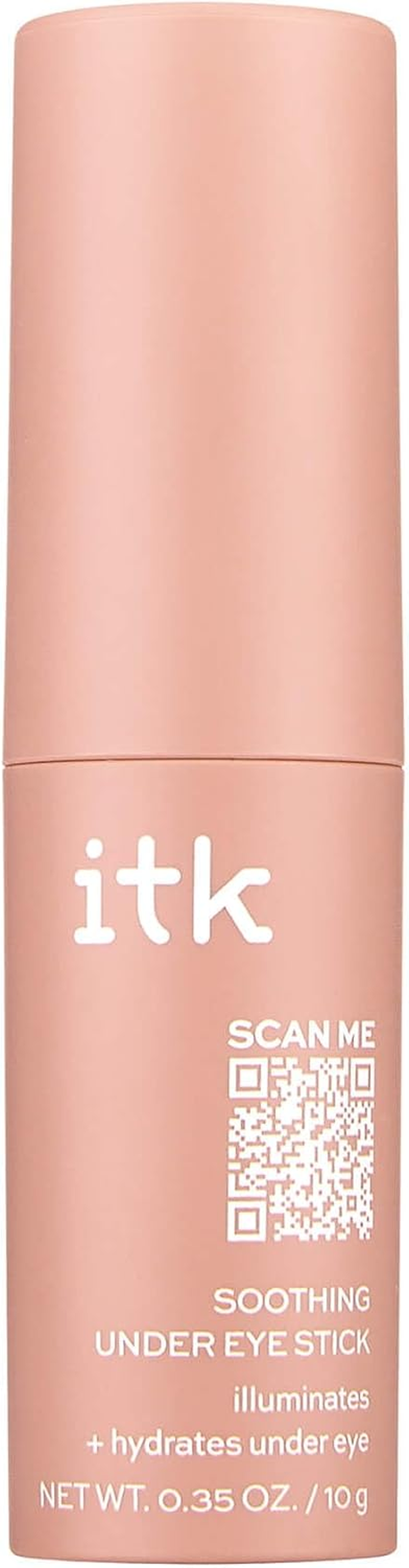 ITK Skincare Caffeine + Aloe Vera under Eye Stick Serum for Dark Circles - anti Aging Moisturizer for Fine Lines + Wrinkles - Calms Redness - Hydrate, Brighten + Soothe Puffy Eyes