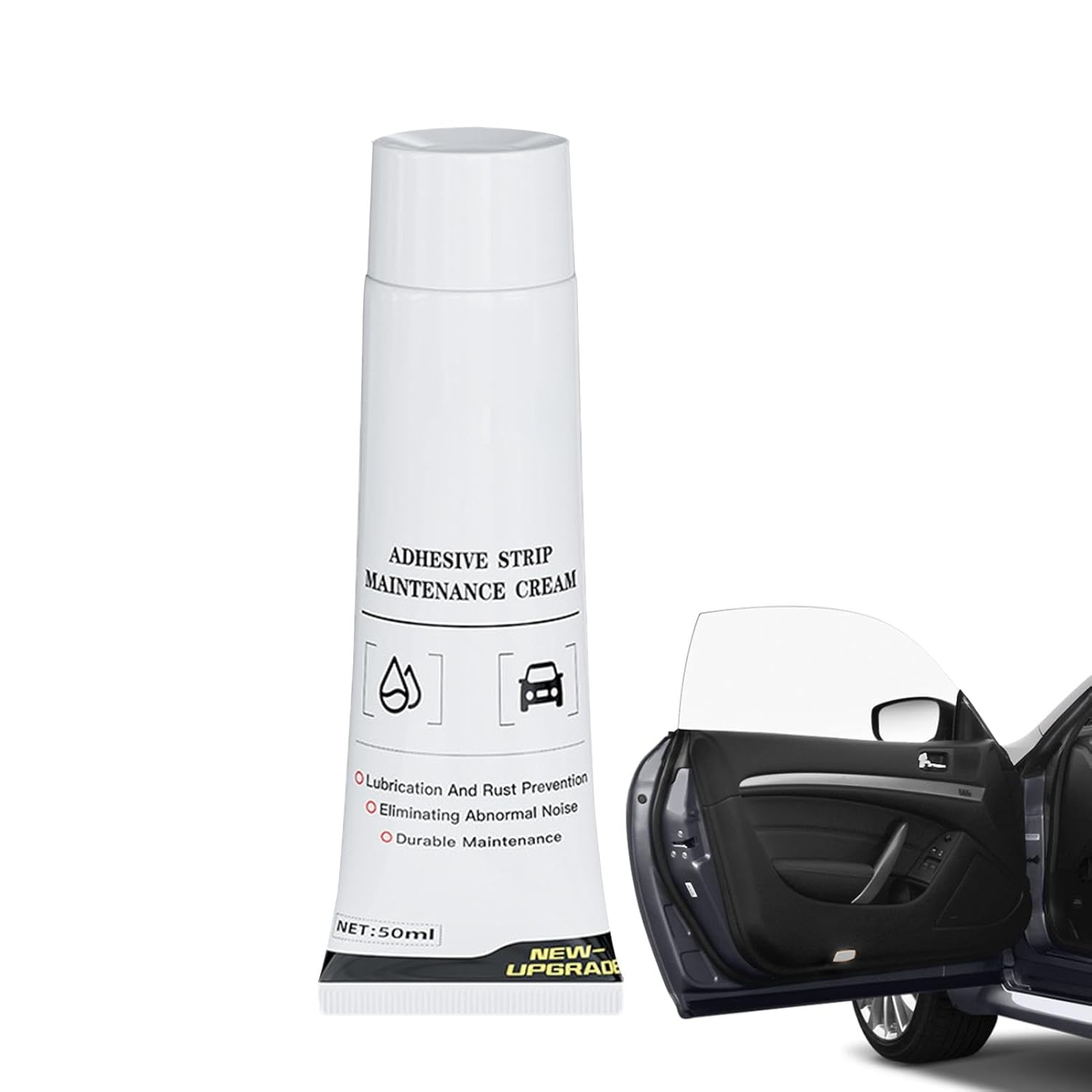 Silicone Lube Automotive - Car Rubber Strip Grease, Multifunctional Lubricating Grease for Long-Lasting Protection, 50Ml image number 4