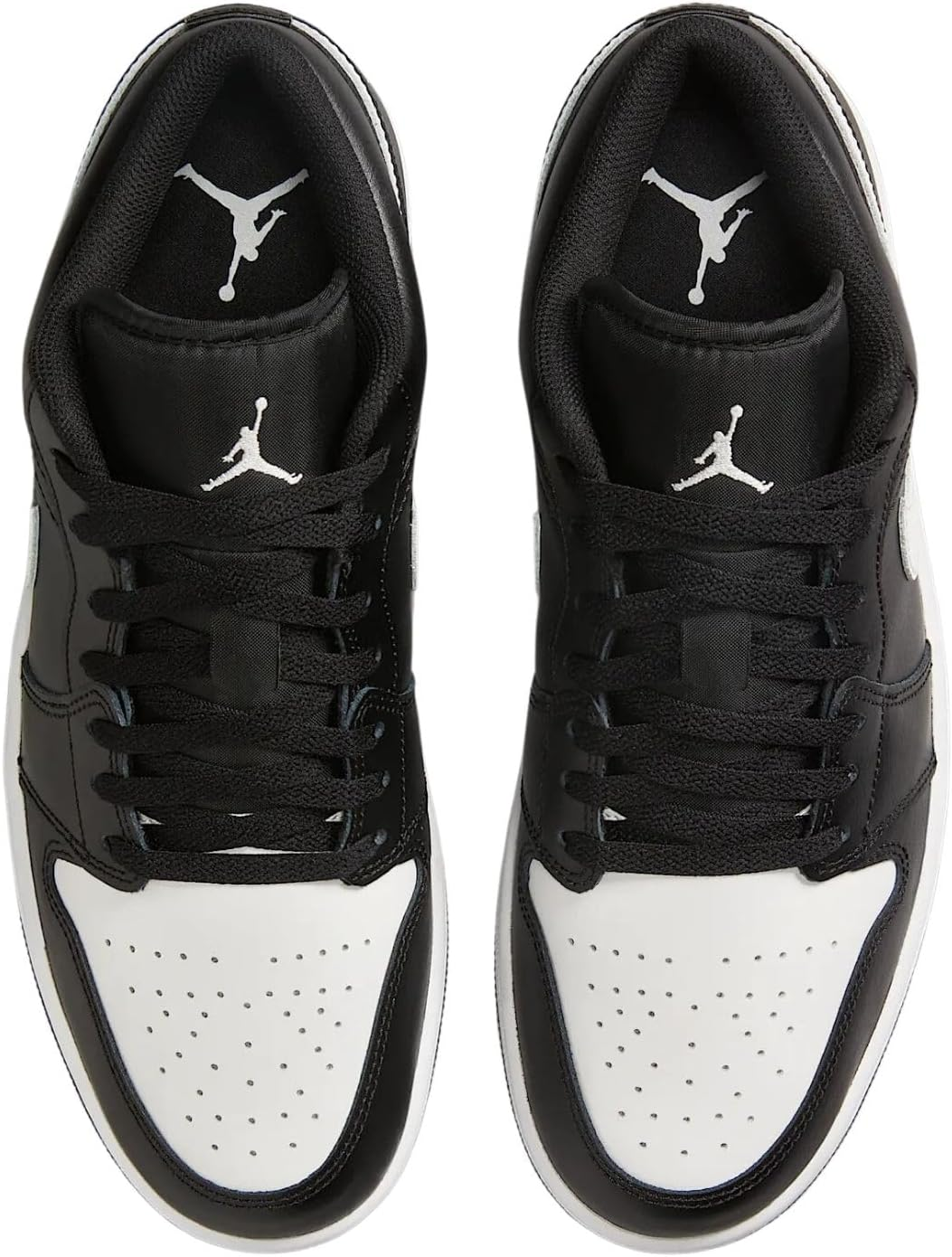 Air Jordan 1 Low Men'S Shoes (553558-043, Black/Summit White)