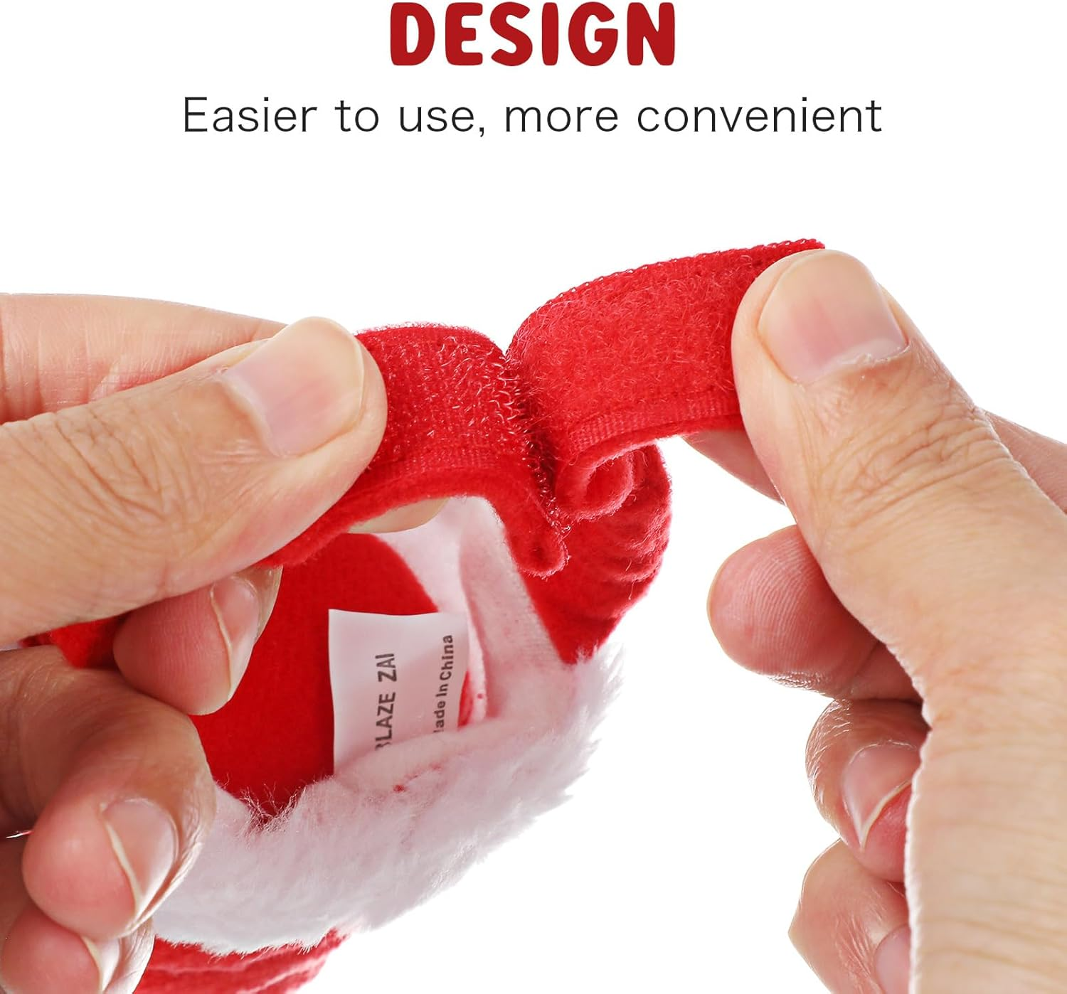 VILLCASE 2 X Cat Christmas Hat Santa Hamster Hat Christmas Small Animal Headwear Christmas Pet Outfits for Rabbits Guinea Pigs Chinchilla Kitty image number 6