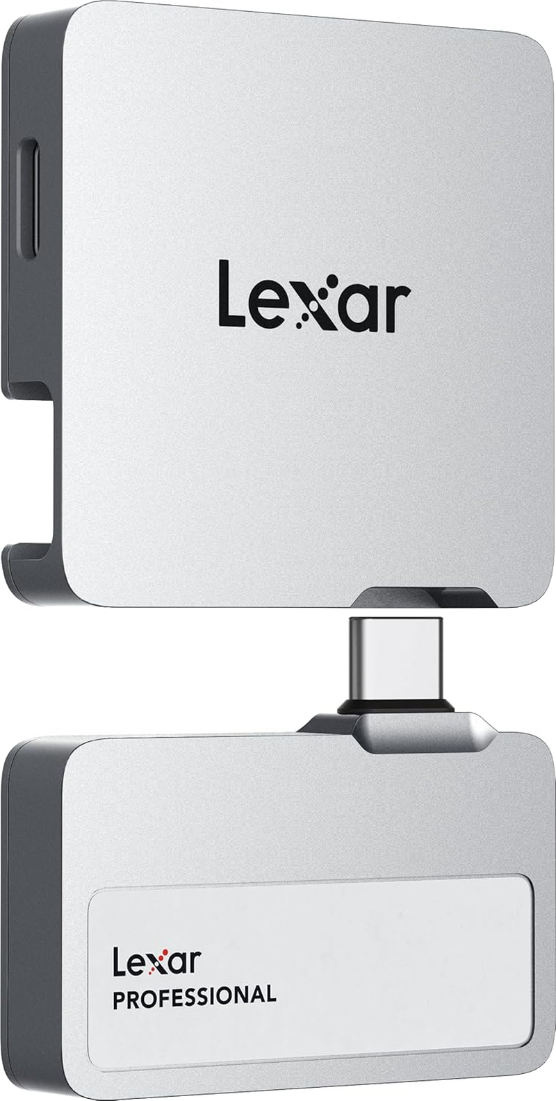 Lexar 1TB Professional Go Portable SSD W/Hub, Supports Apple Prores, up to 1050Mb/S Read & 1000Mb/S Write, USB 3.2 Gen 2, Rugged, Compatible with Iphone 15 Series, PC & Mac (LSL400S001T-RNSNU) image number 4