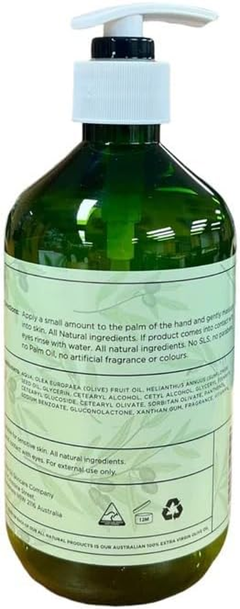 Olive Oil Hand & Body Lotion - Naturally Nourished 500Ml