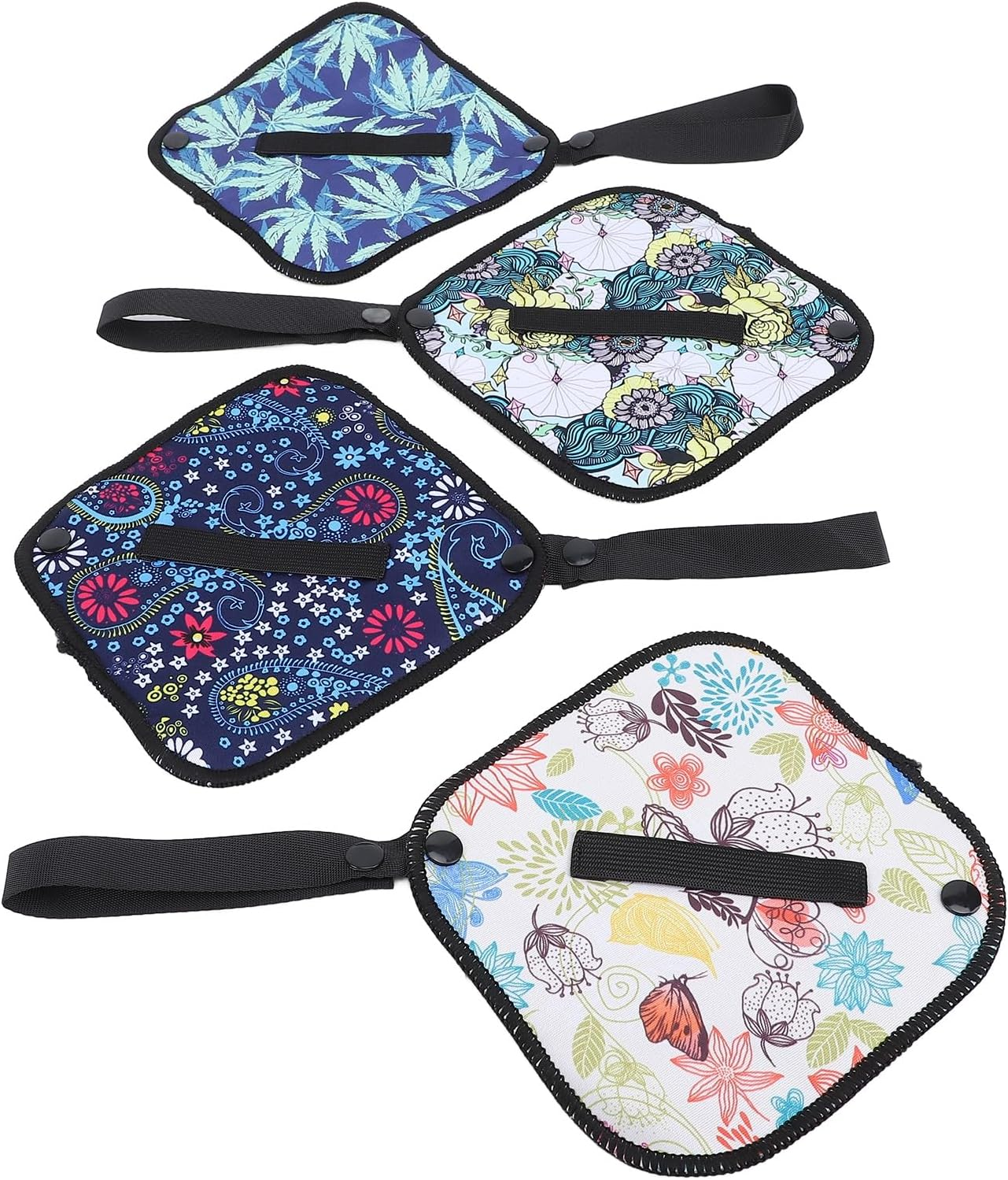 4Pcs Pee Cloth for Women Hiking Camping, Reusable Toilet Paper Washable Absorbent Female Urination Outdoor Pee Pad Travel Camping Backpacking Essential for Women image number 2