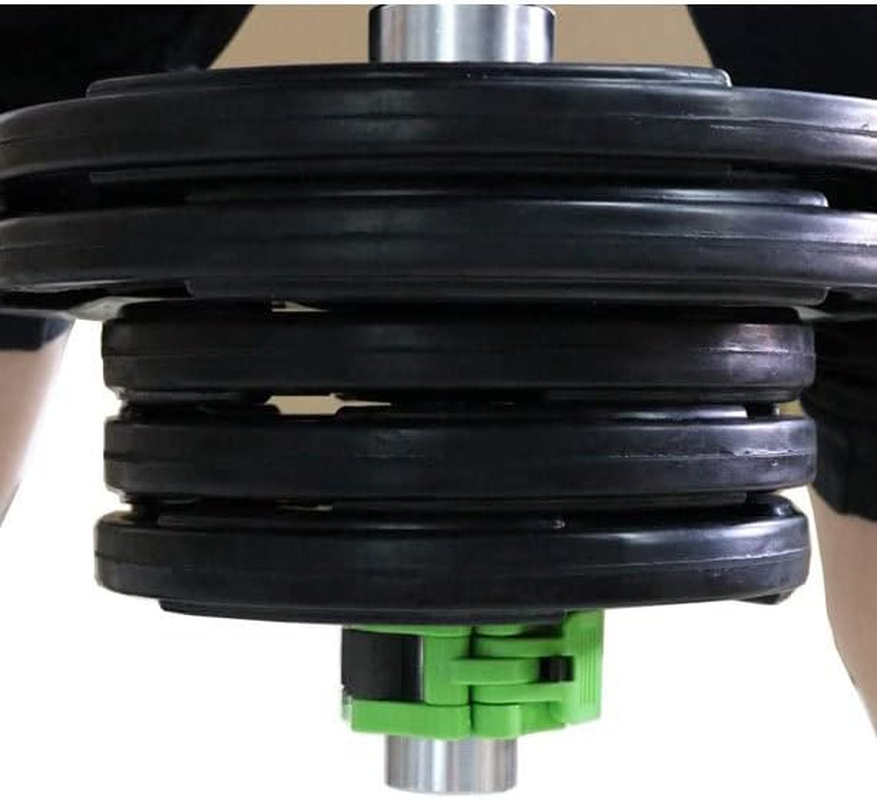 GW Tech Barbell Clamps 2 Inch, Heavy Duty Exercise Collars 2" Quick Release Pair of Locking Pro Olympic Weight Bar Plate Locks Collar Clips for Workout Weightlifting Fitness Training image number 2