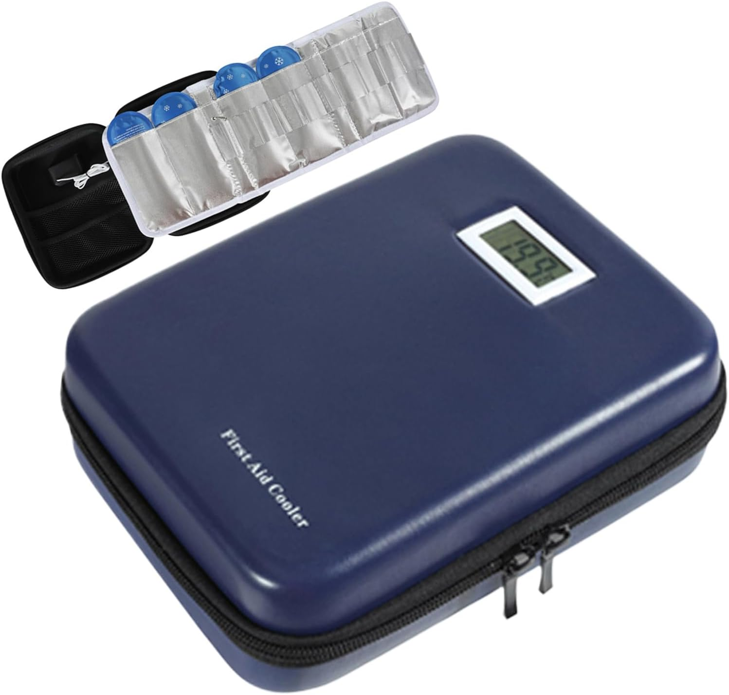 Cooler Bag,Insulated Freezer Bag for 9-12 Hours | Cooling Case Box with Storage Function for Cool Travel Hiking Camping Outdoor Flight Business Trip Car Home image number 1