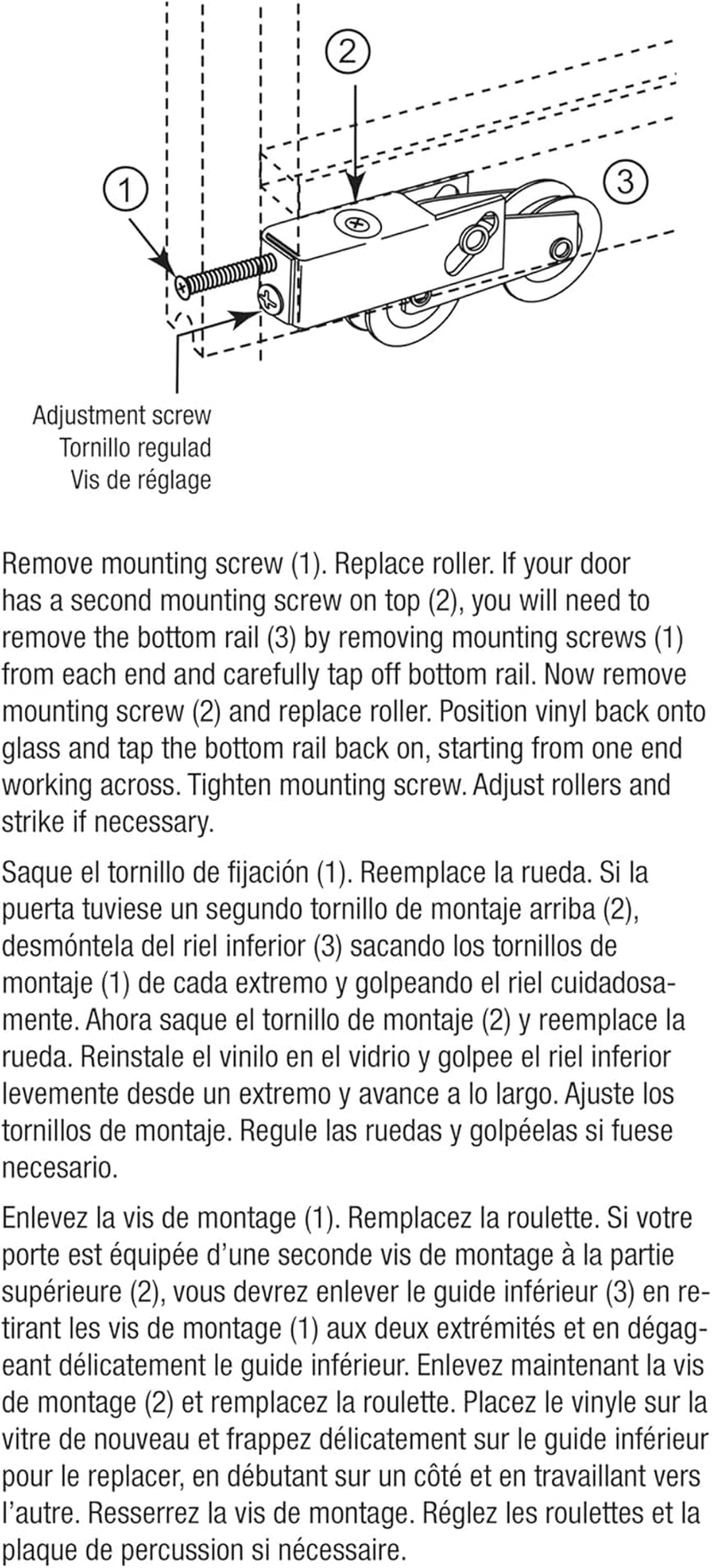 Prime-Line Products D 1791 Sliding Door Tandem Roller Assembly with 1-1/8-Inch Steel Ball Bearing image number 1