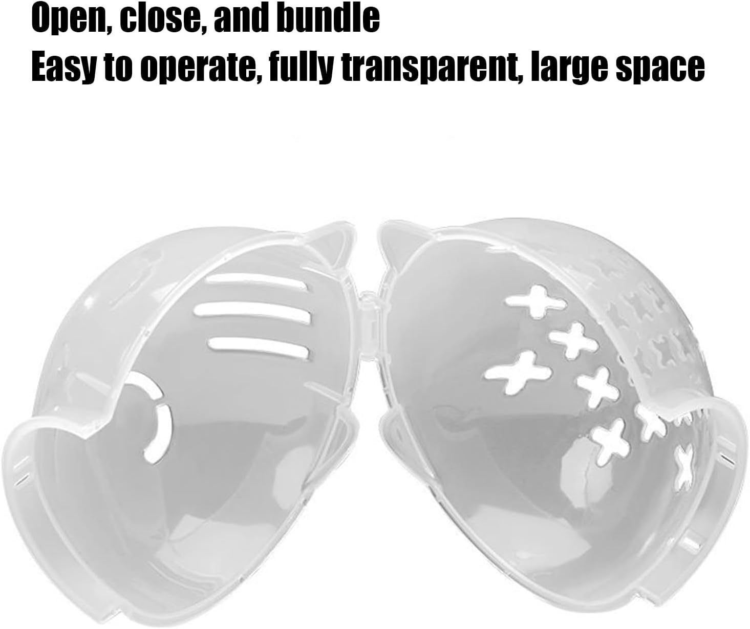 Cat Head Cover for Nail Clipping | Cat Hood for Grooming with Boots - Breathable Pet Headgear for Shaving Bathing Washing Trimming Veterinary Visits image number 1