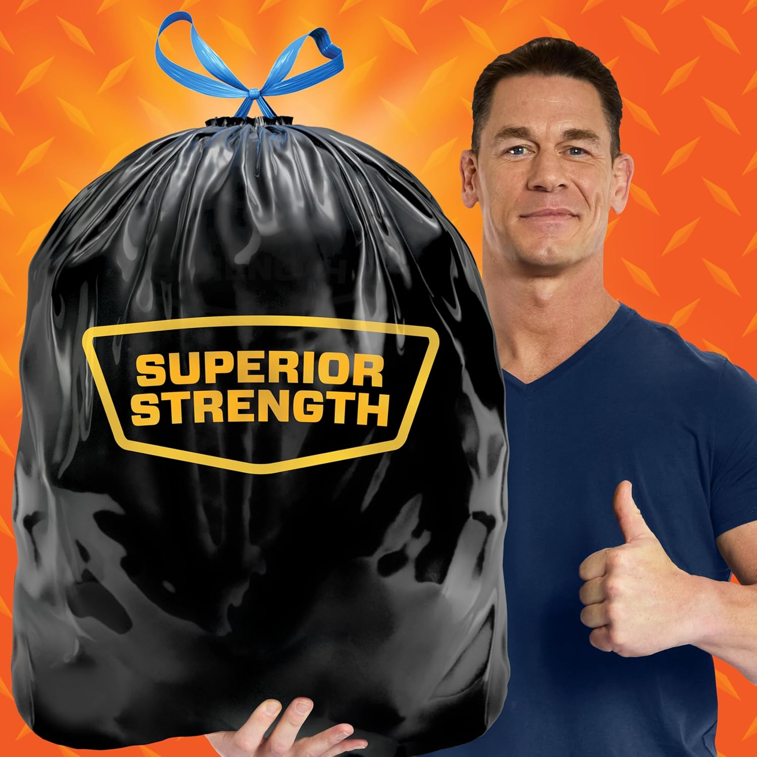 Hefty Strong Multipurpose Large Black Garbage Bags - 30 Gallon, 74 Count image number 2