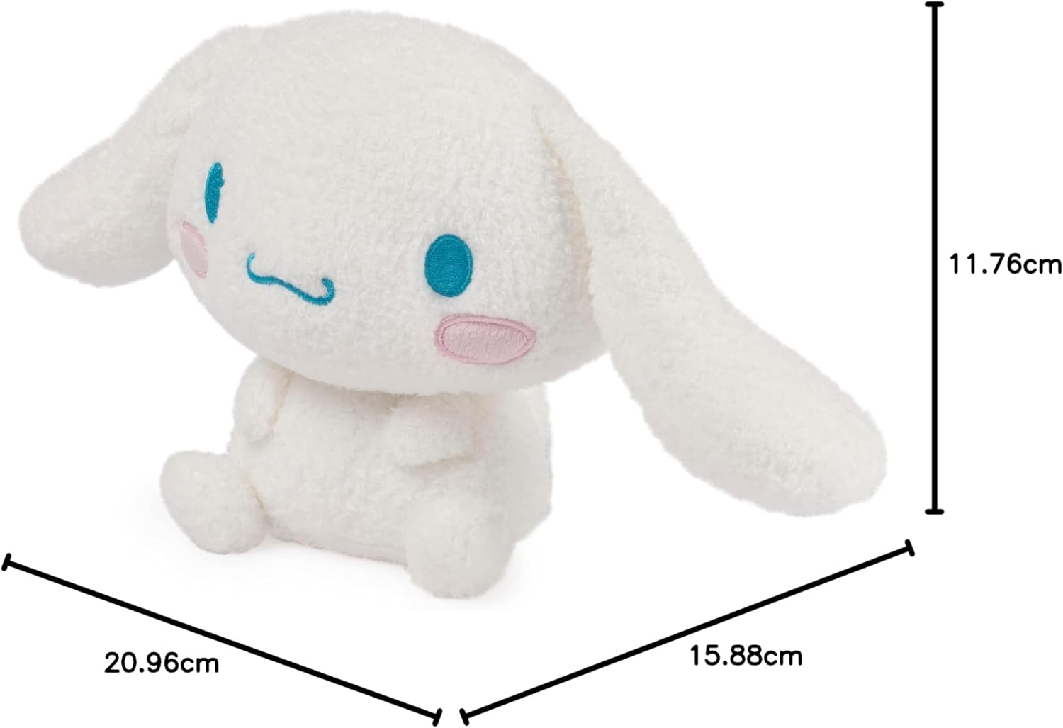 GUND Sanrio Cinnamoroll Plush, Premium Stuffed Animal for Ages 1 and Up, 6&rdquo;, White