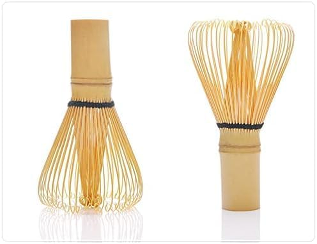 Handcrafted Golden Bamboo Matcha Whisk, Traditional Japanese Chasen Matcha Stirrer (Bamboo) image number 1
