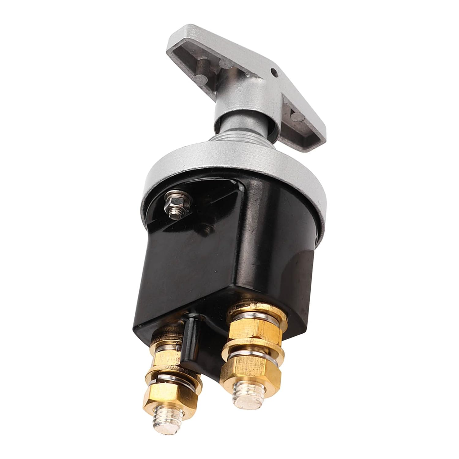 Battery Disconnect Switch, Battery Knob Switch Universal 10Mm Stud 500A Rated 12V for RV Yacht Truck image number 1