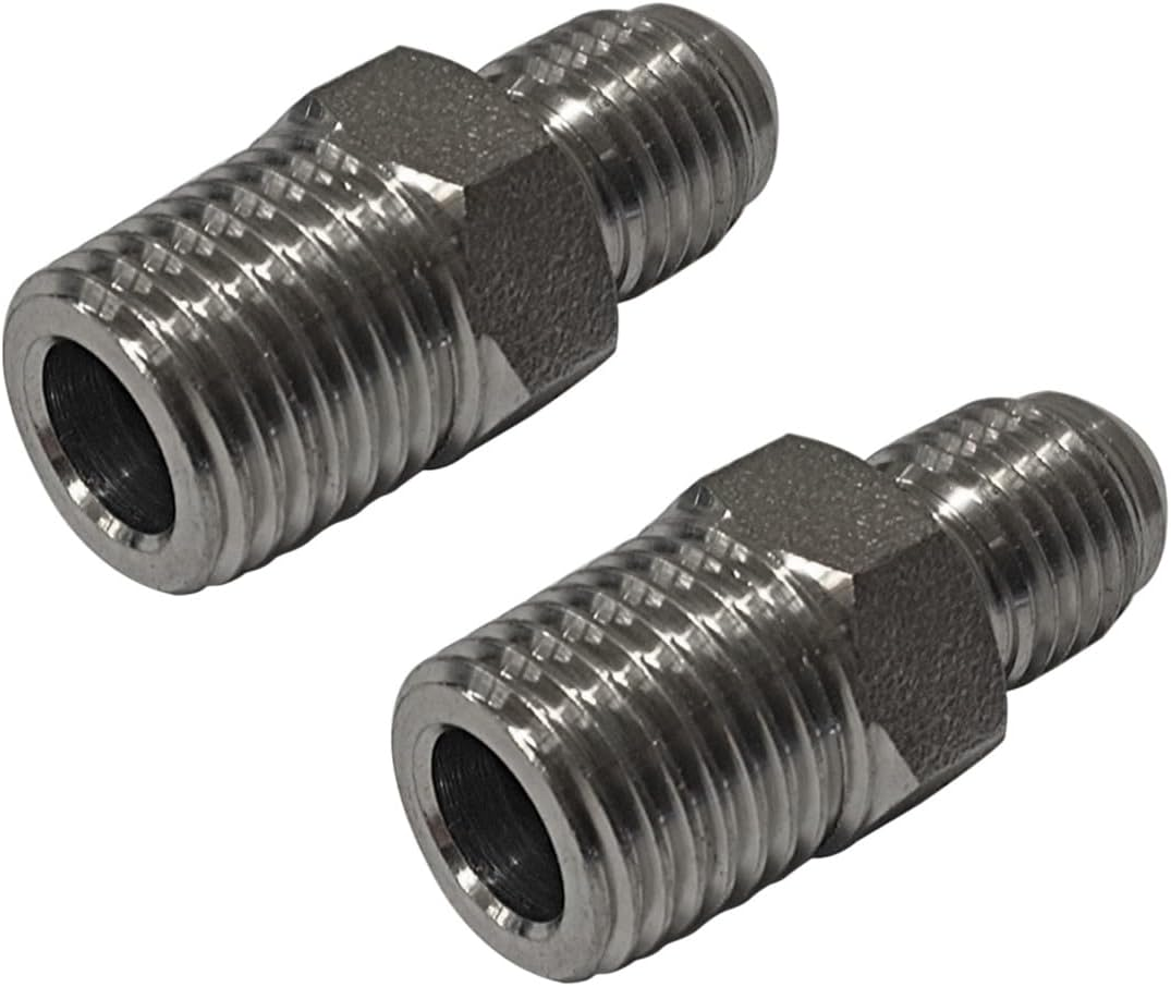 1/4 NPT to JIC-04 37 Degree Pair Suits ARB Compressors and Tanks