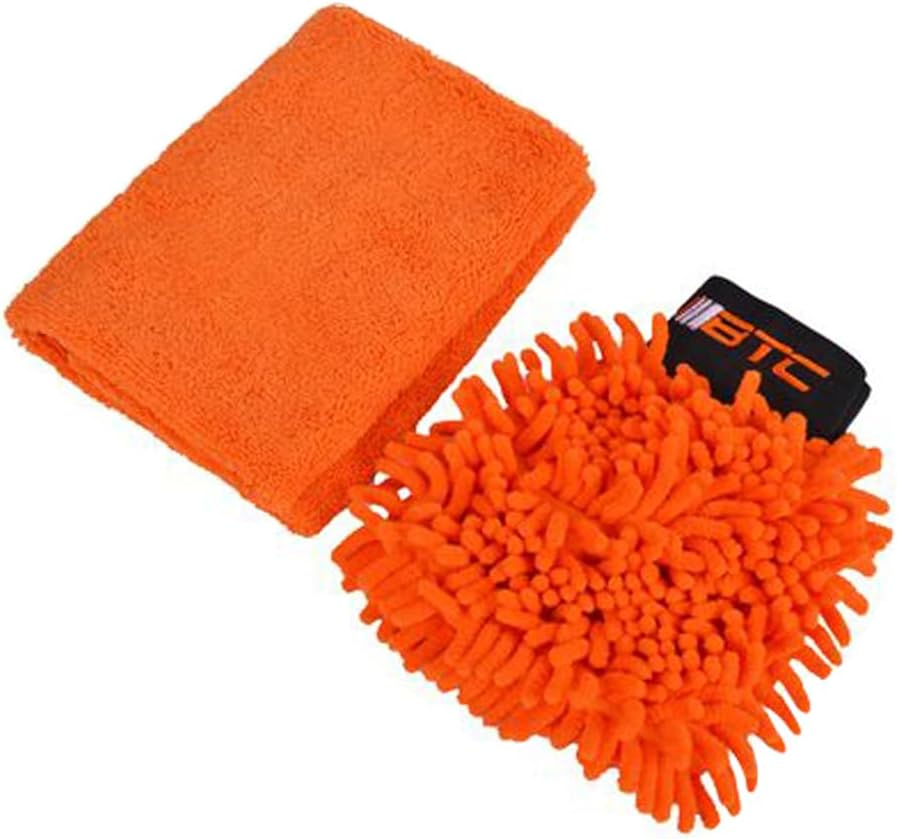 BTC Deluxe Microfibre Towel and Mitt 2-Pieces image number 2