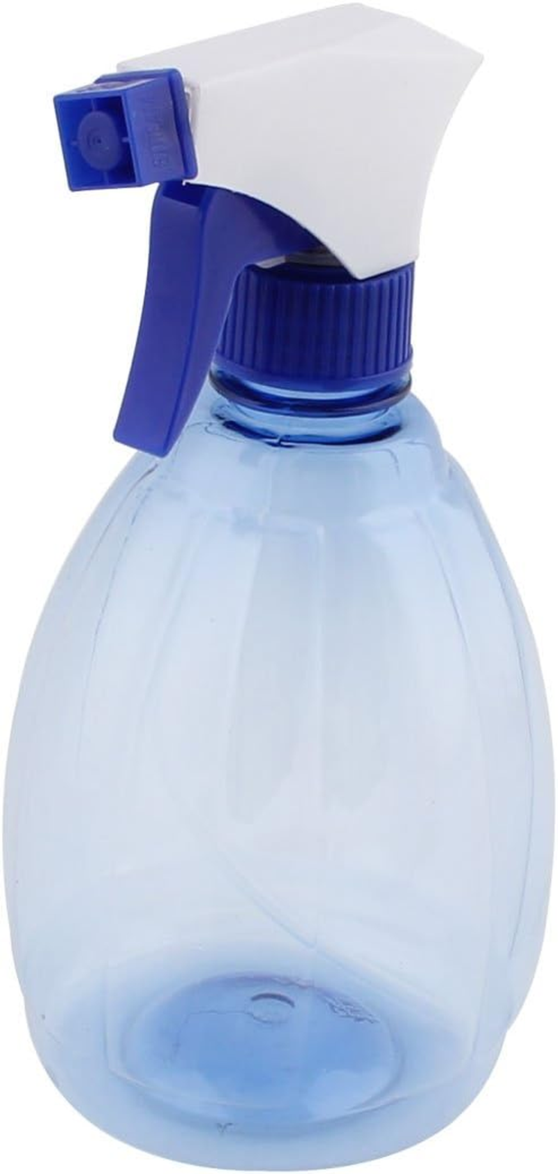 Ruilogod Plastic Hairdressing Flower Texture Triggered Atomizer Bottle Blue